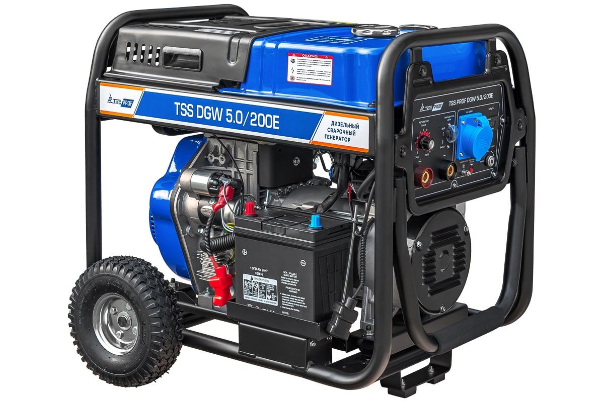 картинка Дизельный сварочный генератор ТСС PROF DGW 5.0/200E